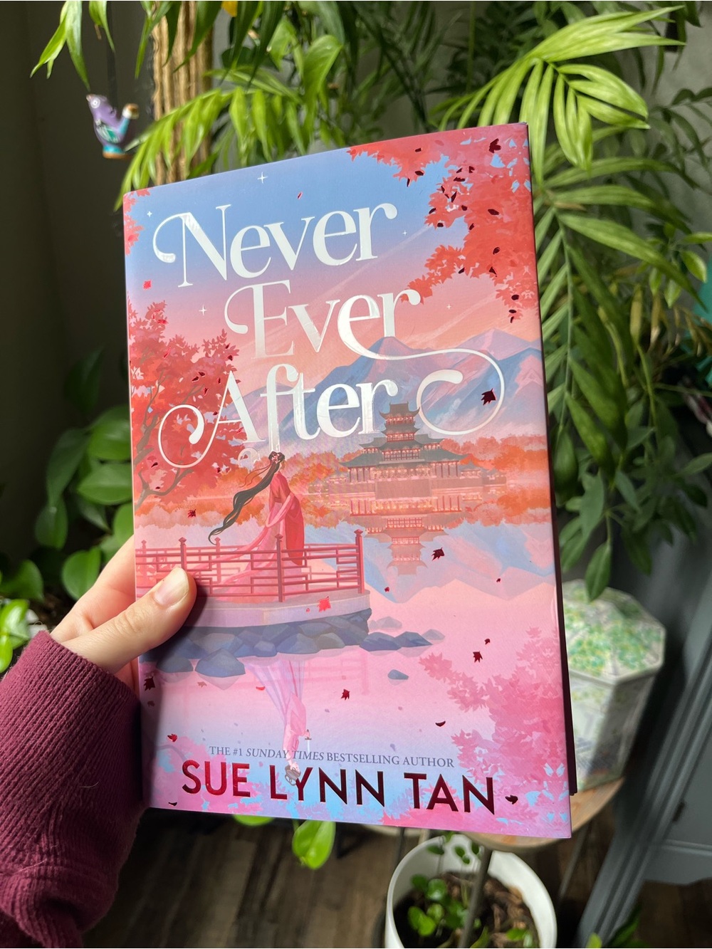 Never Ever After by Sue Lynn Tan - Pink & Blue Paperback
